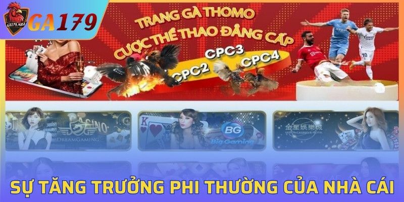 Câu chuyện tăng trưởng phi thường của nhà cái