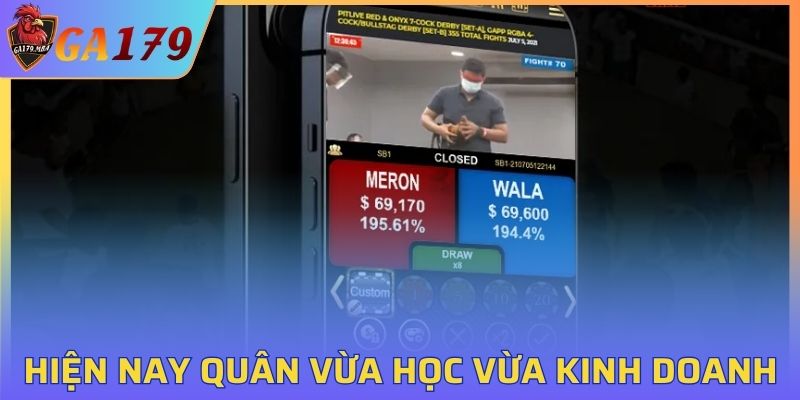 Hiện nay Quân vừa học vừa kinh doanh cá cược online